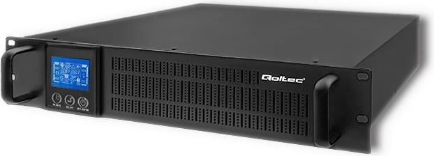 Qoltec 53945 UPS 1KVA (1000 VA, 800 W, Online-Doppelwandler USV)