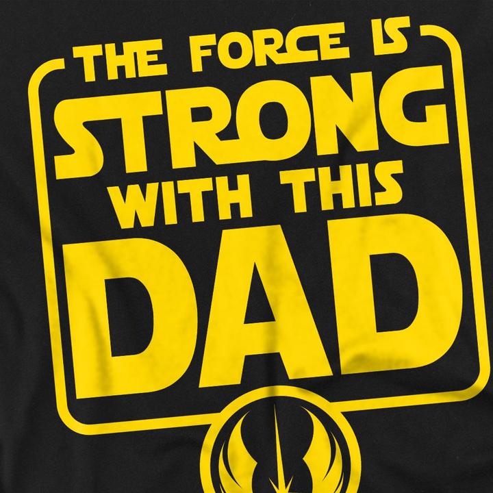 Immagine prodotto Star Wars Force Is Strong Dad Maglietta Festa del Papà Adulto Unisex (XL)