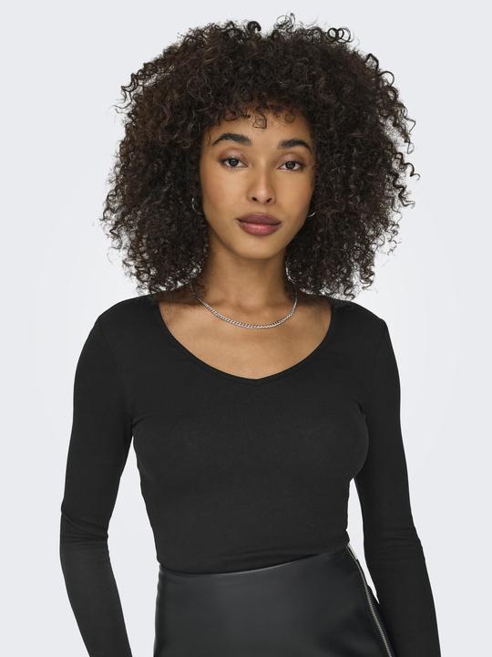Produktbild Only Onlkaya L/S V-Neck Short Top Jrs Noos (XL)