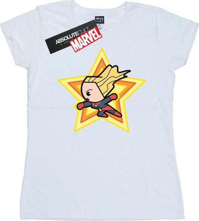 Immagine prodotto Captain Marvel Maglietta Kawaii Donna (XXL)