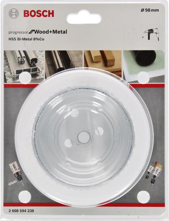 Produktbild Bosch Professional Zubehör Lochsäge Progressor for Wood and Metal, 98 mm (98 Millimeter)
