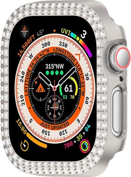 Image du produit Cover-Discount Apple Watch 10 - 42mm - Etui de protection en strass scintillant