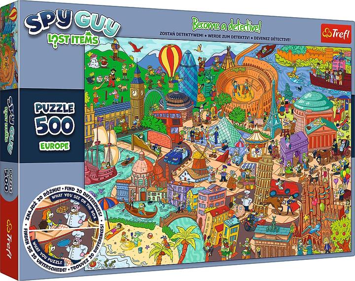 Actual product image Trefl Puzzle 500 - Spy Guy Europe (500 pieces)