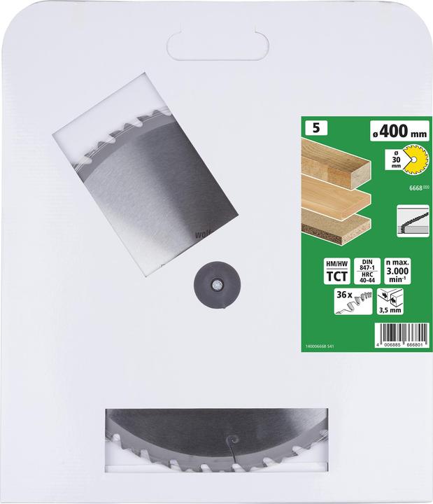 Produktbild wolfcraft wolfcraft 1 Tisch-Kreissägebl. HM, 28 Zähne ø315mm