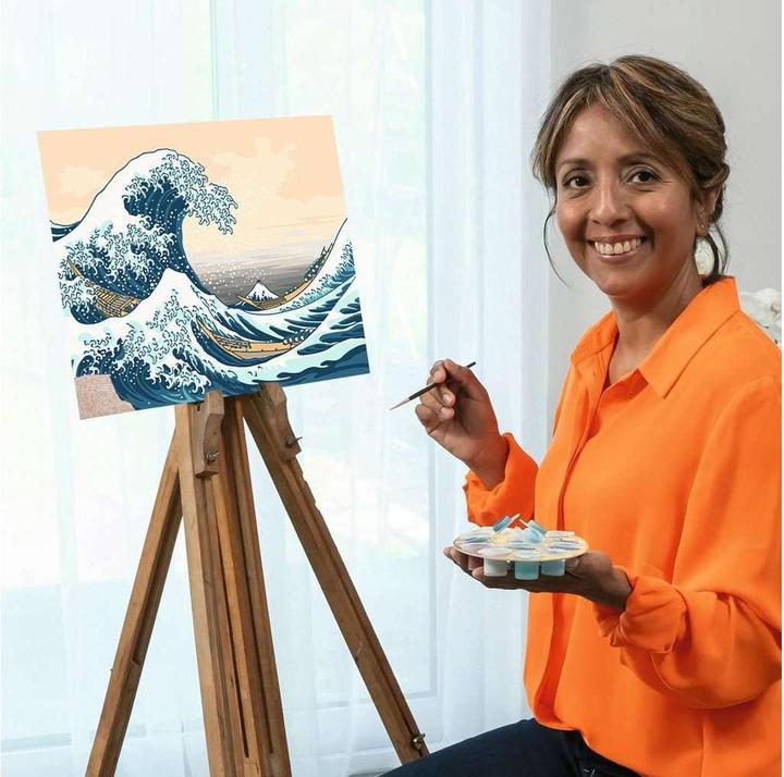 Image du produit Ravensburger Peinture par numéros La Grande Vague (Hokusai)