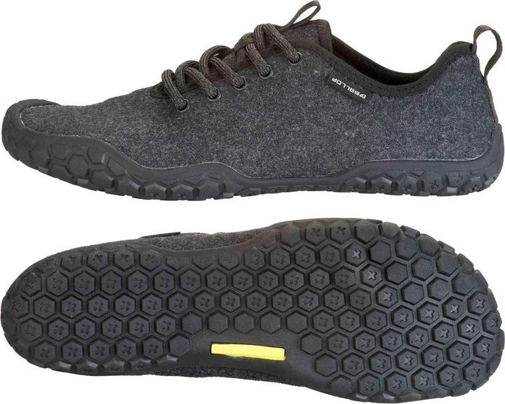 Actual product image Ballop Corso Wool Barefoot dark gray (40)