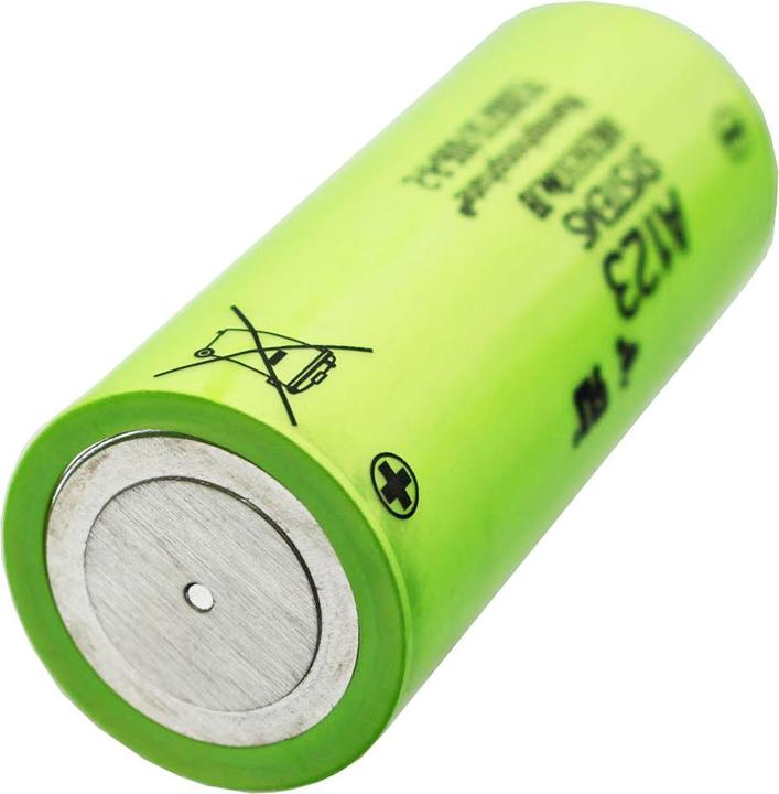 Actual product image A123 Systems Battery ANR26650M1B, unprotected, 26.25x65mm (1 pcs., 2500 mAh)