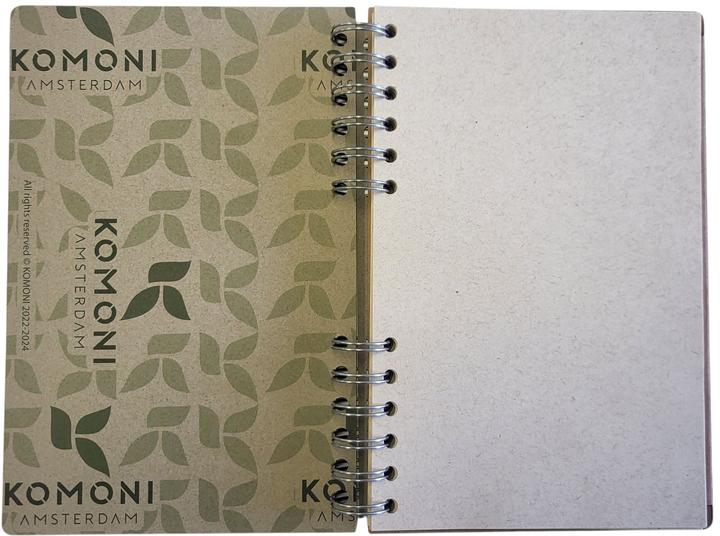 Image du produit Komoni Carnet de notes / visage de Frida Kahlo / A5 / vierge (A5, Blanc, Couverture rigide)