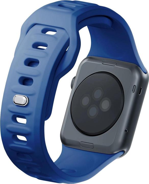 Produktbild 3MK Silicone Watch Strap Niebieski/Blue dla Apple Watch 42/44/45/49mm (Silikon, Edelstahl, 3, 4, 9, Ultra)