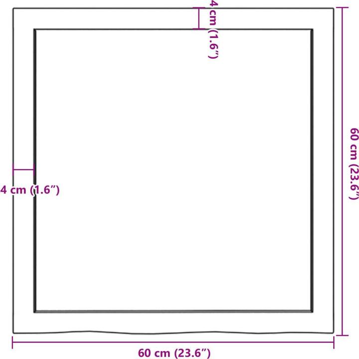 Actual product image VidaXL Emerald (60 x 6 x 60 cm)