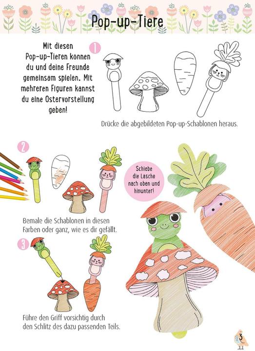 Produktbild Bastelset für Kinder: Kreatives Bastelset: Ostern