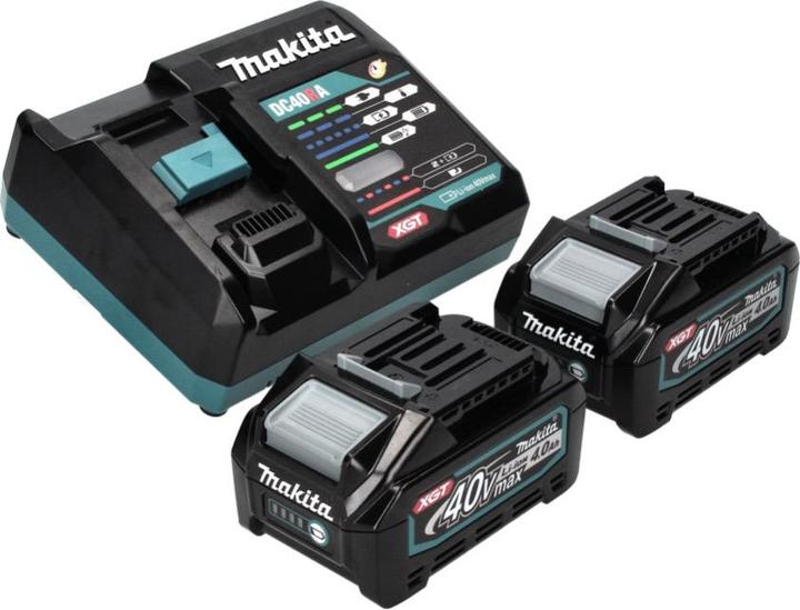Image du produit Makita GA 005 GM2 Meuleuse d'angle sans fil 40 V max 125 mm Brushless XGT + 2x Batteries 4.0 Ah + (125 mm)