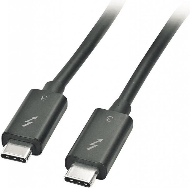 Actual product image Lindy 2m Thunderbolt 3 Cable (2 m, USB 3.1)