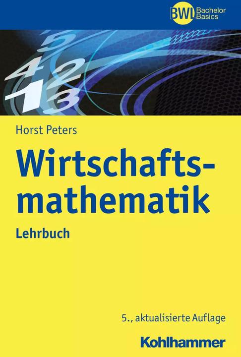Image du produit Wirtschaftsmathematik (Allemand, Horst Peters, 2022)