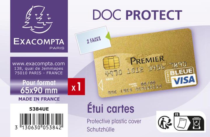 Produktbild Exacompta Schutzhülle Kreditkarte (65 x 100 mm, 1 x)