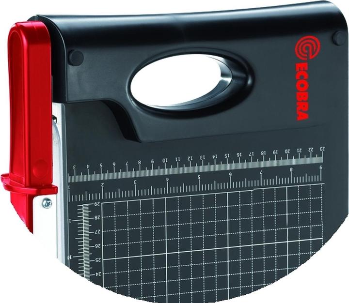 Actual product image Ecobra Dual cutting machine Table size mm: 520 x 270 x 70, cutting height: max. 1.0 mm, weight: 2.28 kg (10 Sheets, A4)