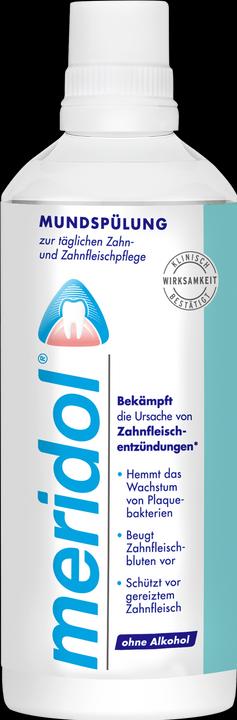 Produktbild Meridol Mundspülung zur täglichen Zahn- und Zahnfleischpflege, 400 ml Lösung (400 ml, Mundspülung)