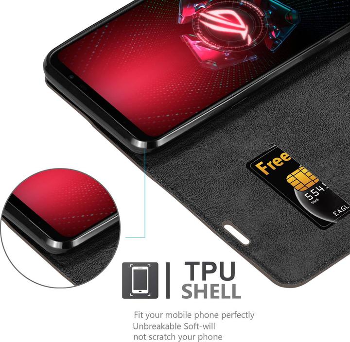 Actual product image Cadorabo Book Invis. Magnet sleeve (Asus ROG Phone 5)