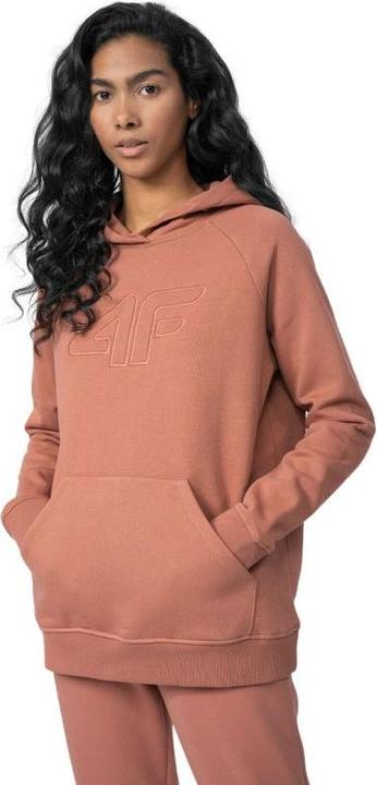 4F Damen Sweatshirt Lachs 4FSS23TSWSF535 64S (XS) (64)