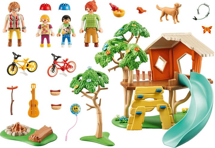 Produktbild Playmobil Abenteuer-Baumhaus mit Rutsche (71001, Playmobil Family Fun)