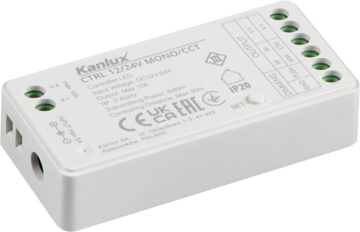 Produktbild Kanlux Controller für LED-Streifen CONTROLLER RGBW Weiss 22147