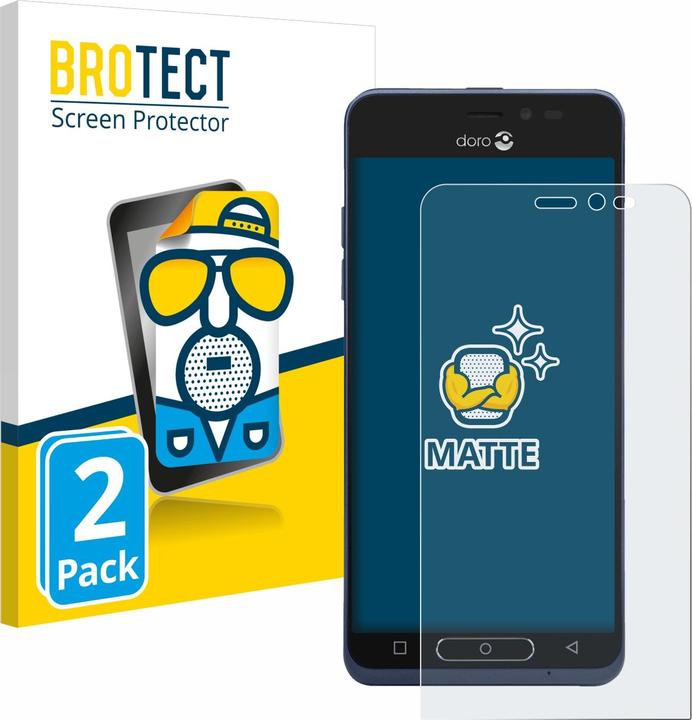 Produktbild BROTECT Entspiegelungs-Schutzfolie Displayschutz Matt (2 Stück, Doro 8035)