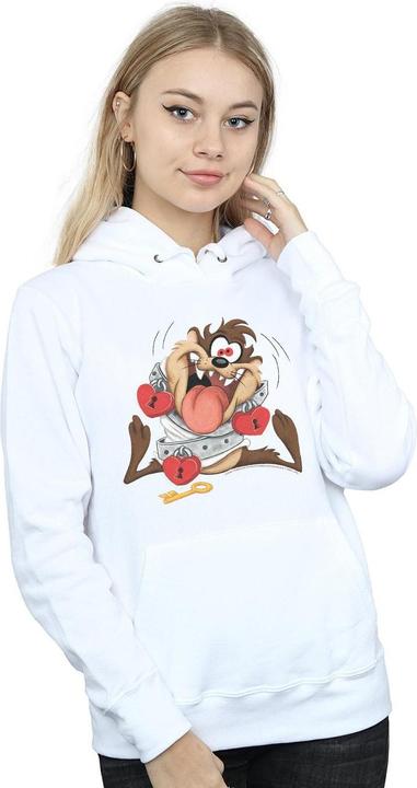 Immagine prodotto Looney Tunes Taz Valentine's Day Madly In Love Felpa con Cappuccio Donna (S)