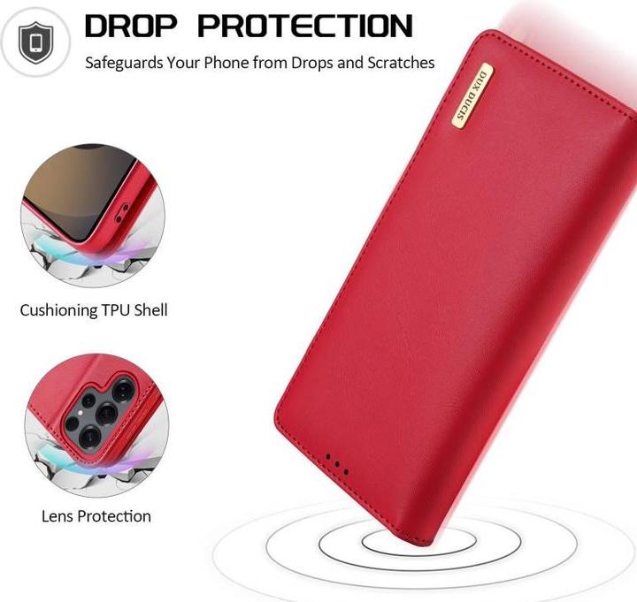 Produktbild Dux Ducis Hivo Series Leder Bookcover Hülle (Samsung Galaxy S25 Ultra)