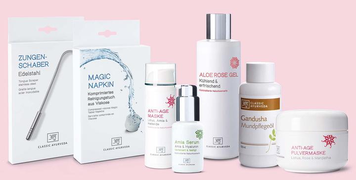 Immagine prodotto Classic Ayurveda Gel di aloe rosa, BDIH (Gel corpo, 200 ml)