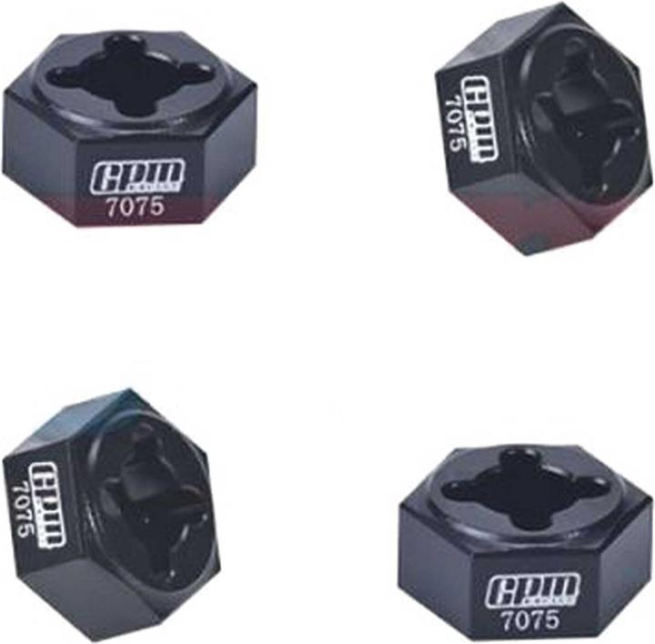 Immagine prodotto GPM RUOTA ALU 7075 HEX per ARRMA-1/18 4WD GRANITE nero