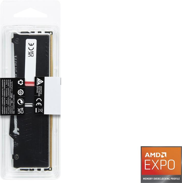Actual product image Kingston Fury Beast AMD EXPO (1 x 16GB, 6000 MHz, DDR5 RAM, DIMM)