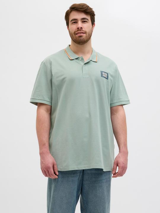 Actual product image Jack & Jones Plus Size Gedruckt Poloshirt Poloshirt (3XL)