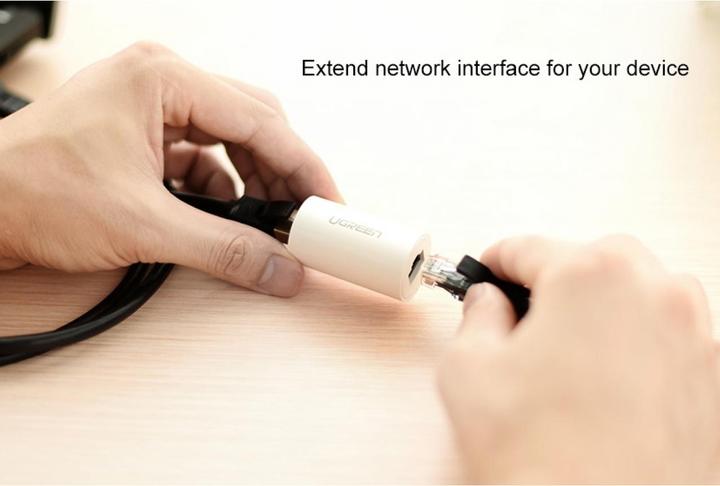 Produktbild Ugreen Ethernet Anti-Thunder RJ45 Blitzschlag Schutz Kupplung (UTP, CAT5e, 0.05 m)