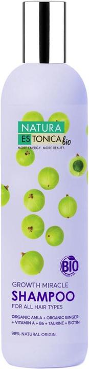 Natura ESTONICA BIO Hair Growth Miracle Shampoo szampon do włosów 400ml (400 ml, Flüssiges Shampoo)