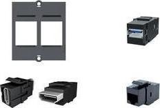 Actual product image Bachmann HDMI Keystone 2.0 socket (0.04 m, HDMI)