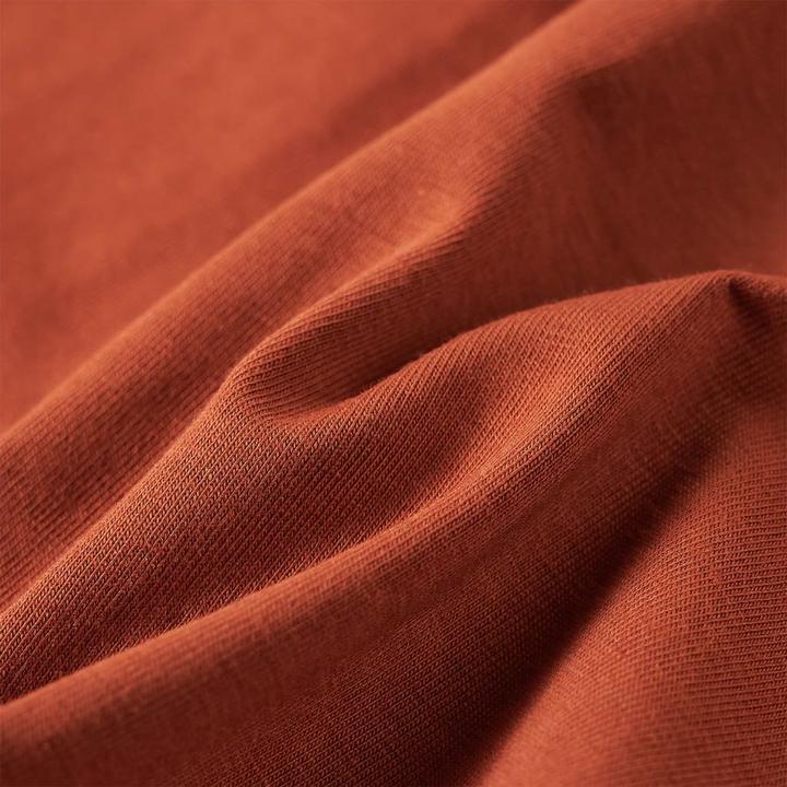 Actual product image VidaXL Children's long-sleeved shirt Cognac 128,Material: 95 % cotton. 5 (128)