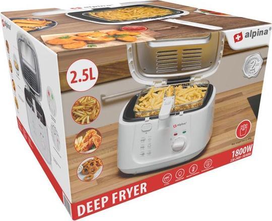 Image du produit alpina Friteuse profonde 230V 2,5L 1800W