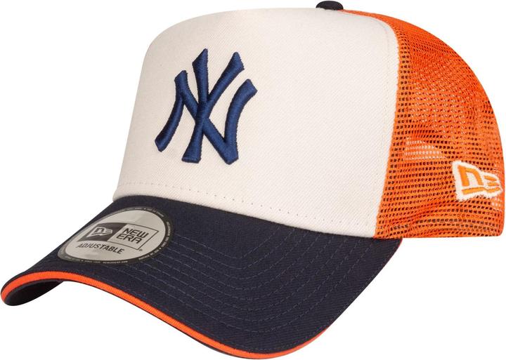Produktbild New Era A-Frame Trucker Cap - New York Yankees beige navy