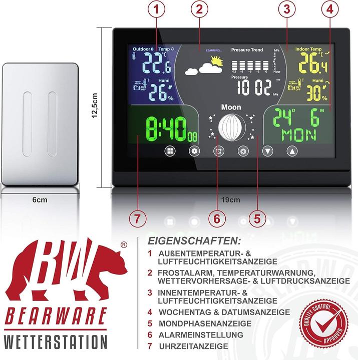 Produktbild CSL Funk Wetterstation