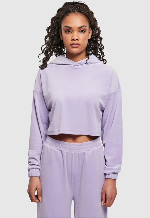 Image du produit Urban Classics Sweat à capuche croisé en velours pour femmes (4XL)