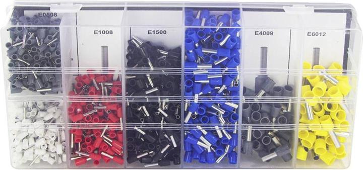 Actual product image LogiLink Wire end ferrule crimping pliers incl. 1200 wire end ferrules (180 mm)