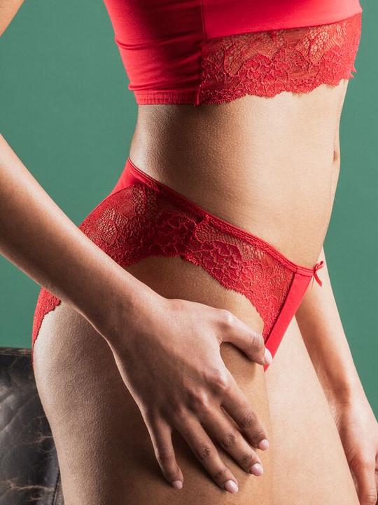 Produktbild ISA Bodywear Slip mit zarter Spitze (XL)