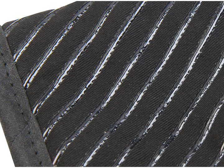Produktbild Rosenstein & Söhne 4er-Set Silikon-Anti-Rutsch-Ofenhandschuh & XL-Topflappen (Untermaterial: 100 % Polyester, Füllung: recycelte Baumwolle, Obermaterial: 100 % Baumwolle mit Silikon-Profil)