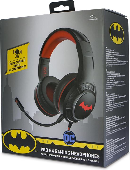 Immagine prodotto OTL Tecnologie DC Comics DC0905 Cuffie & Auricolare Wired Headband Gaming Nero, Rosso (Cablato)