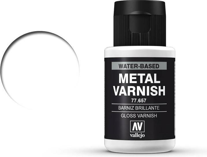 Immagine prodotto Vallejo Ausiliario - Vernice lucida per metalli 60ml (77.657)