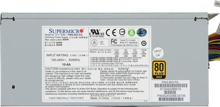 Actual product image Supermicro PWS-903-PQ: Power supply plug-in unit (900 W)