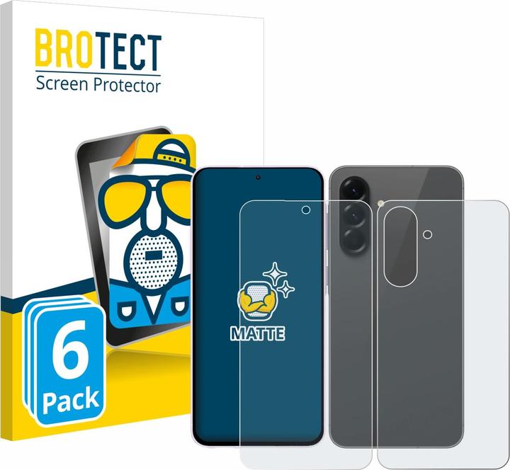 Produktbild BROTECT Entspiegelungsfolie Displayschutz Displayschutzfolie Folie Matt (6 Stück, Samsung Galaxy A56)