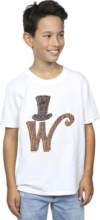 Image du produit Willy Wonka & the Chocolate Factory - T-shirt W LOGO HAT - Garçon (152, 158)