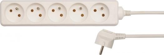 Productafbeelding Toya Elektrische verlengkabel met aarding, 5 stopcontacten, 5 m, 72510 (5 x, 5 m)