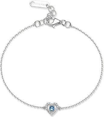 Produktbild Brosway Silver Bracelet Heart With Zircons Freedom Blue Fancy Ffb116